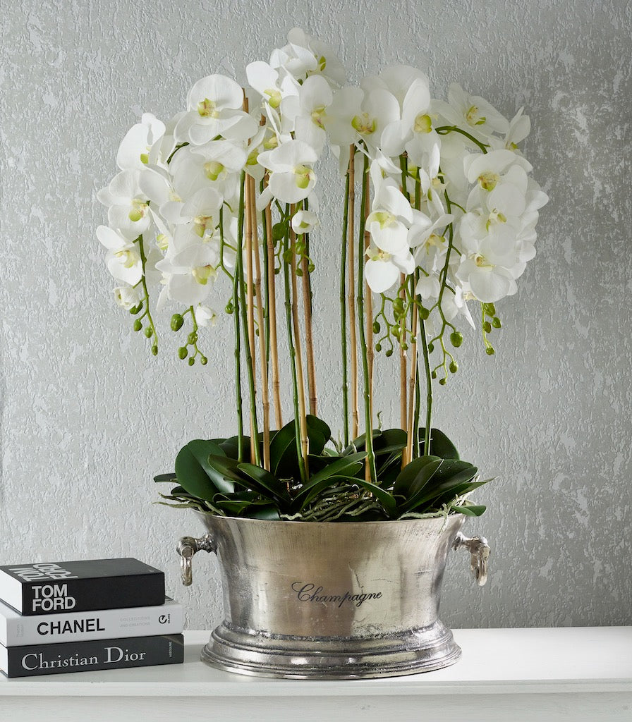 Luxury Artificial Orchid Arrangements Mixing Orchid Varieties
