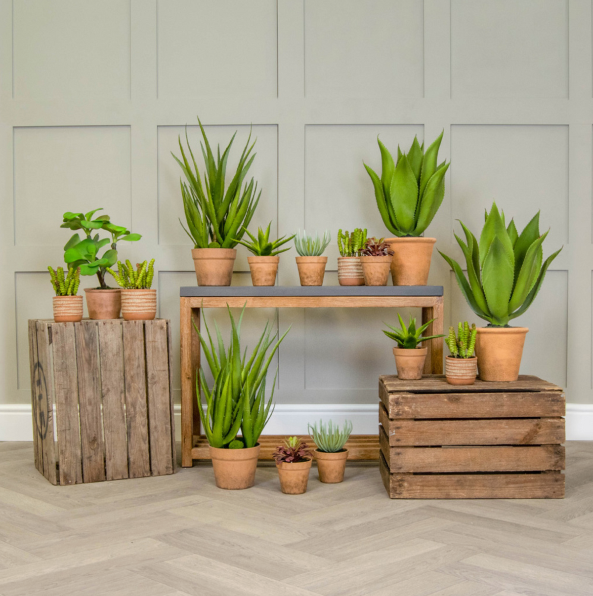 Caravan Decor Inspiration: Artificial Plants in Vintage vs Modern Caravans