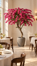 270cm Hot Pink Bougainvillea Natural Trunk Tree – Fire-Retardant FR-S1