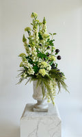 luxury-green-white-faux-floral-urn-100cm